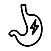 Decorative black square used as a spacer in the layout (no essential content)