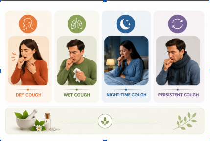 Different types of cough
